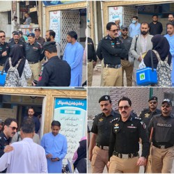 SSP West Tariq Ilahi Mastoi visits areas for polio campaign security