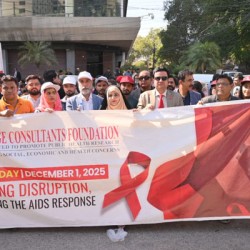 World AIDS Day observed by CDC-I, Sindh health department with awareness walk and seminar in Karachi