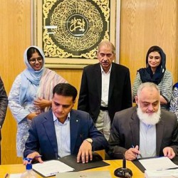 Iqra university north campus and HWSK sign MoU for academic and health collaboration