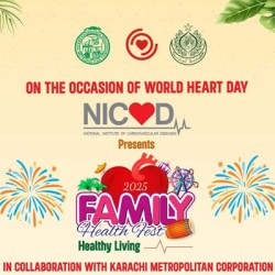 NICVD, KMC to Host Family Health Fest on World Heart Day 2025