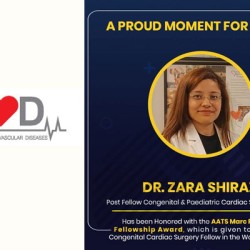 Heartfelt Honor: Dr. Zaara Receives AATS Mark R. De Leval Fellowship; Moment for Pakistan and NICVD