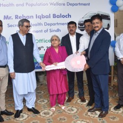 Sindh Health Minister Distributes Mobile Vans and Motorbikes to Boost Routine Immunization Outreach
