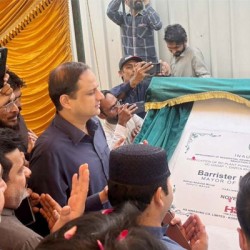 Solar-powered water plant inaugurated in Gadap Town by Mayor Karachi to ensure clean water supply