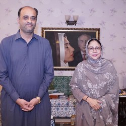 Deputy Mayor Meets Faryal Talpur on Karachi Projects