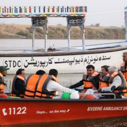 Sindh Launches First Boat Ambulance Service at Keenjhar Lake