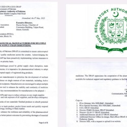 DRAP’s Strategic Action Ensures Medicine Stability Amid Indo-Pak Tensions