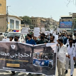 Nursing Students Stage Sit-In Outside Dow University Over Examination Concerns