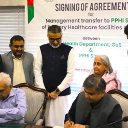Sindh Government Signs Agreement to Transfer Primary Health Care Facilities to PPHI Sindh