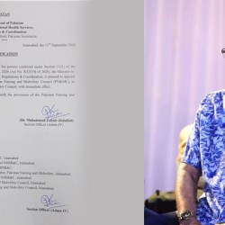 Dr. Syed Ali Farhan Razi Appointed President of Pakistan Nursing and Midwifery Council
