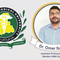 Dr. Muhammad Omer Sultan elected to JSMU syndicate as assistant professor representative