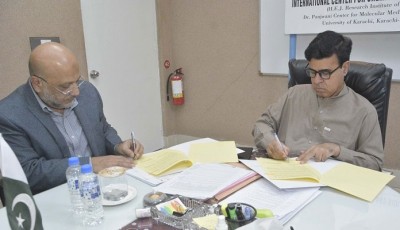 ICCBS–Karachi University signs NDA with Minerva for clinical research collaboration