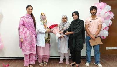 Jinnah Sindh Medical University hosts breast cancer awareness Slsession