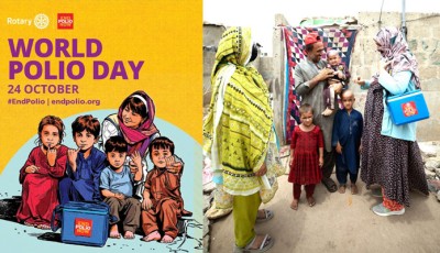 Rotary International Reaffirms Commitment to Polio Eradication in Pakistan on World Polio Day