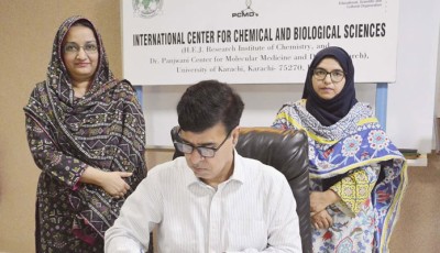 Bacha Khan University Signs MoU with ICCBS, University of Karachi to Promote Academic Collaboration