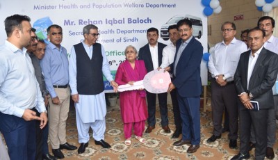 Sindh Health Minister Distributes Mobile Vans and Motorbikes to Boost Routine Immunization Outreach