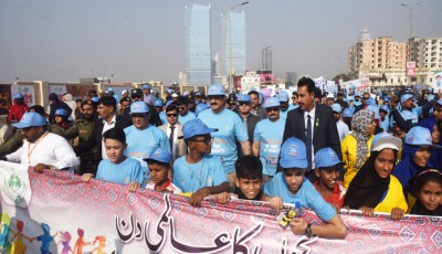 Murad leads World Children’s Day walk, Reaffirms commitment to safeguarding children’s rights