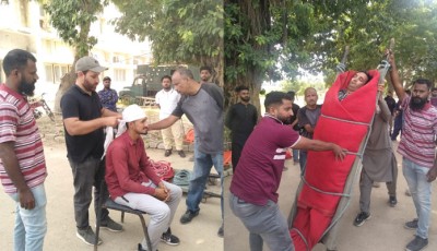 Civil Defence First Aid Course nears completion at Federal Civil Defence Training School, Karachi