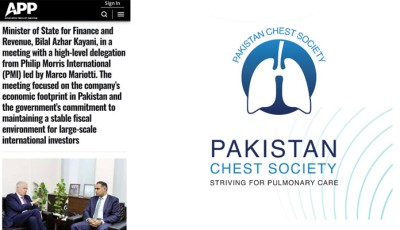 Tobacco investment not worth human cost, says Pakistan Chest Society