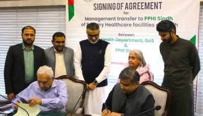 Sindh Government Signs Agreement to Transfer Primary Health Care Facilities to PPHI Sindh