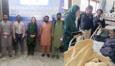 In-Charge Welfare Branch KPO Visits Hospitals, Inquires After Health of Police Personnel