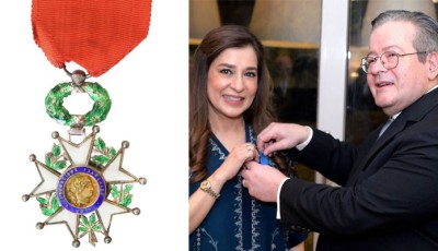 PM’s Focal Person Ayesha Raza Farooq Conferred French National Order of Merit