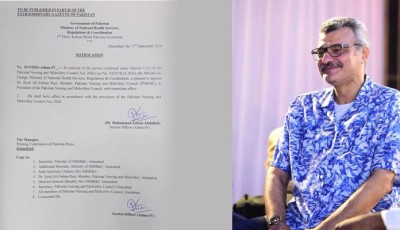 Dr. Syed Ali Farhan Razi Appointed President of Pakistan Nursing and Midwifery Council