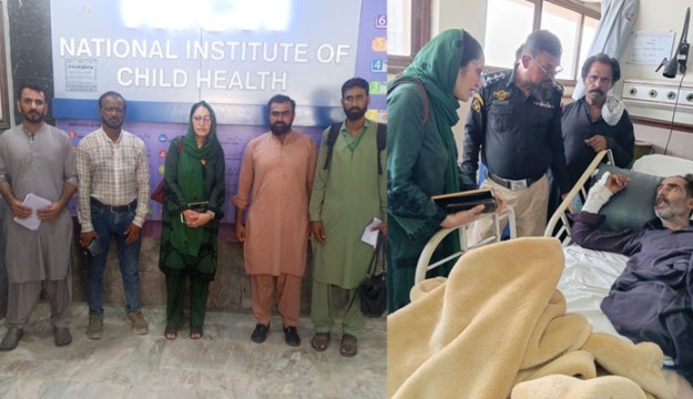 In-Charge Welfare Branch KPO Visits Hospitals, Inquires After Health of Police Personnel