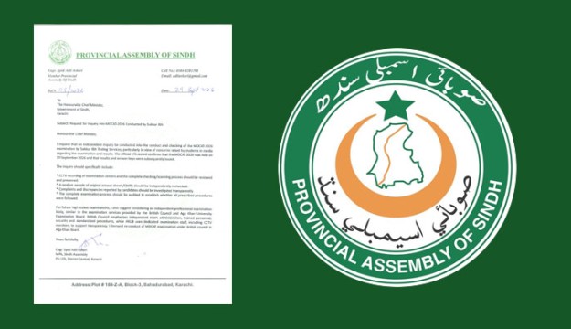 MDCAT 2026 Conduct and Results Questioned as Sindh MPA Adil Askari Seeks Independent Inquiry and Re-Examination