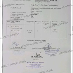Favoritism Exposed: Jinnah Hospital Awards Billions to Absent Khan Traders in Violation of Rules - Archive 15