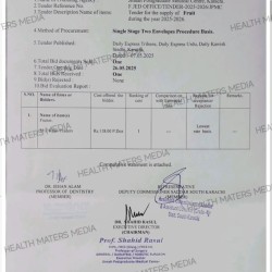 Favoritism Exposed: Jinnah Hospital Awards Billions to Absent Khan Traders in Violation of Rules - Archive 9