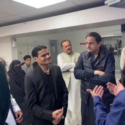 Visits treatment center of Hemophilia Welfare Society Karachi - Archive 2