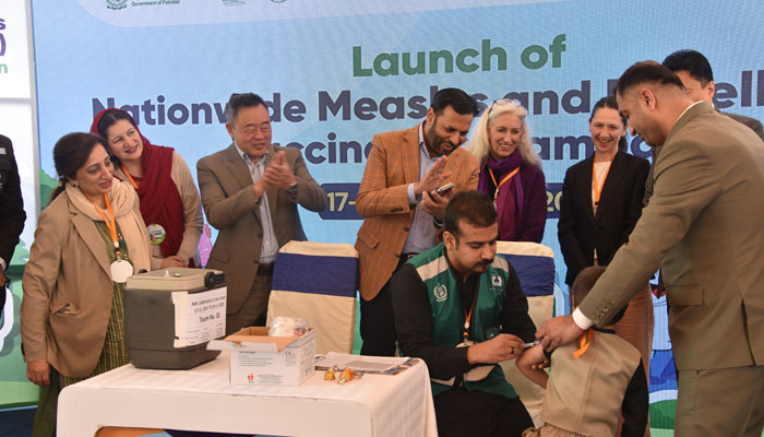 Pakistan launches nationwide measles–rubella vaccination campaign to protect 34 million children