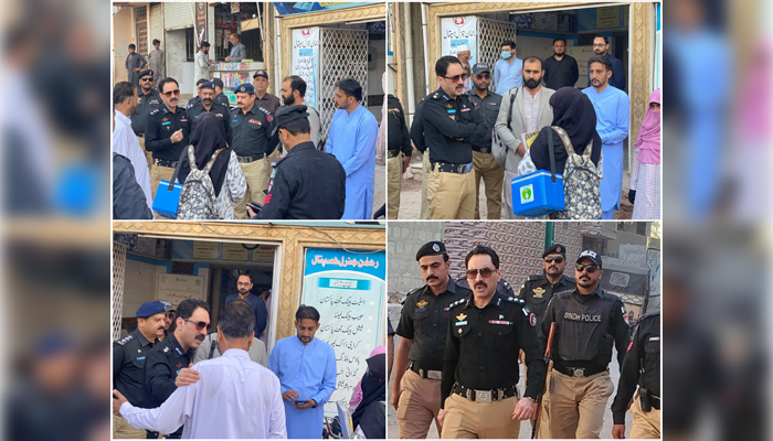 SSP West Tariq Ilahi Mastoi visits areas for polio campaign security