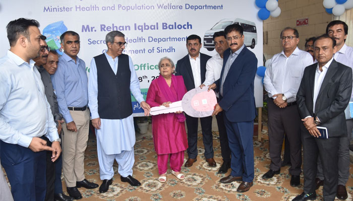 Sindh Health Minister Distributes Mobile Vans and Motorbikes to Boost Routine Immunization Outreach