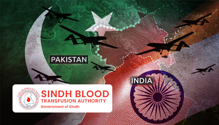 Emergency Declared in Blood Banks Across Sindh Amid Indian Air Strikes Alert