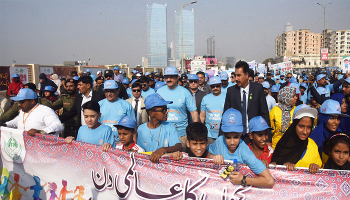 Murad leads World Children’s Day walk, Reaffirms commitment to safeguarding children’s rights