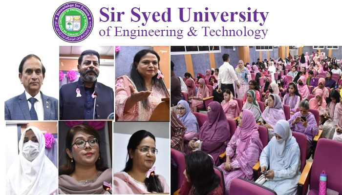 Sir Syed University holds seminar on breast cancer awareness as experts call for early detection