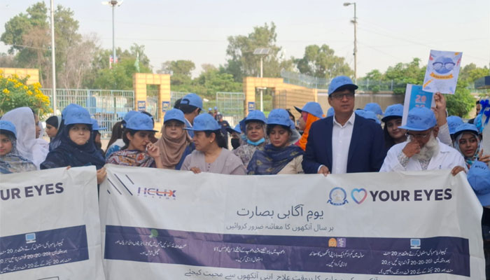 World Sight Day Observed at Dow University with awareness walk and seminar