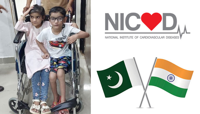 NICVD Offers Free Life-Saving Heart Surgeries to Pakistani Siblings Referred Back from India