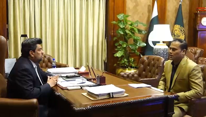 Sindh governor, Red Crescent Sindh chairman discuss emergency relief and humanitarian cooperation