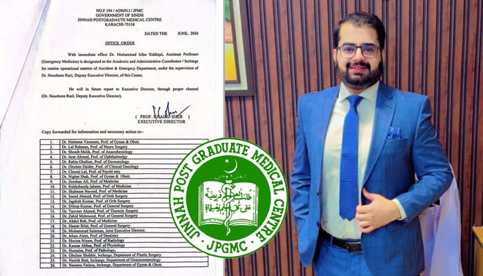 Recognizing His Contributions, JPMC Assigns Key Emergency Department Role to Dr. Irfan Siddiqui